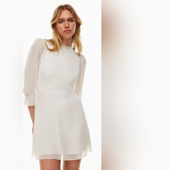 Like New Aritzia Wilfred Swept Dress Sz 2 - Picture 15 of 16